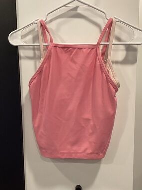 lululemon athletica Pink Double-Strap High-Neck Tank